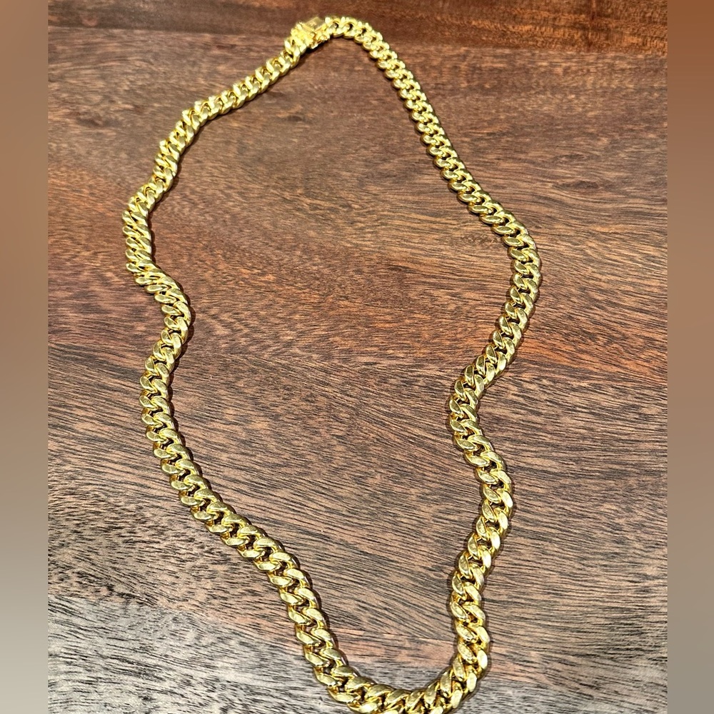 14k gold miami cuban chain